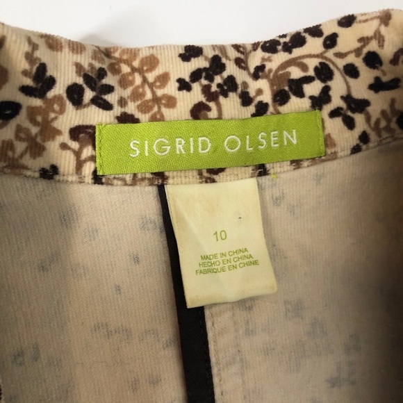 Sigrid Olsen jacket size 10 - Picture 10 of 12